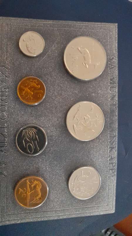 1989 coin set South Africa