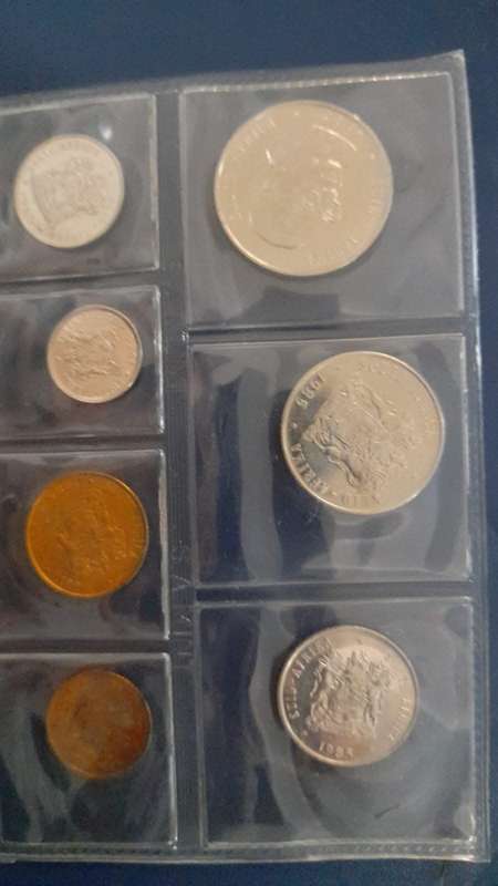 1985 coin set South Africa as bought from SA Munt