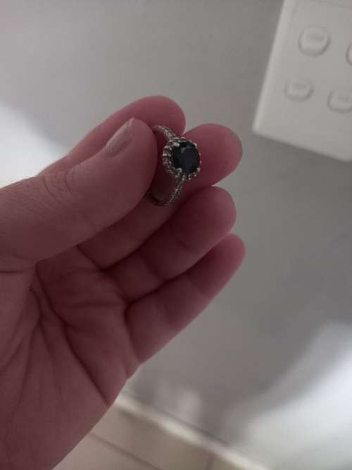 American Swiss Blue ring