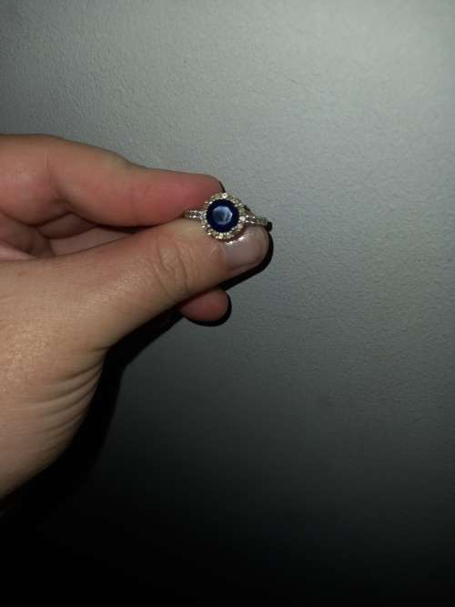 American Swiss Blue ring