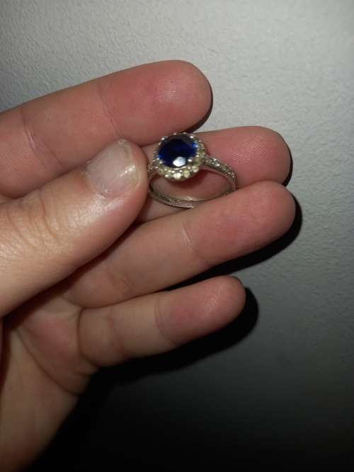 American Swiss Blue ring