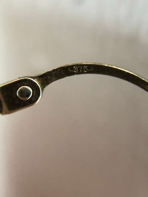 Vintage 9ct Gold Hoop Earrings