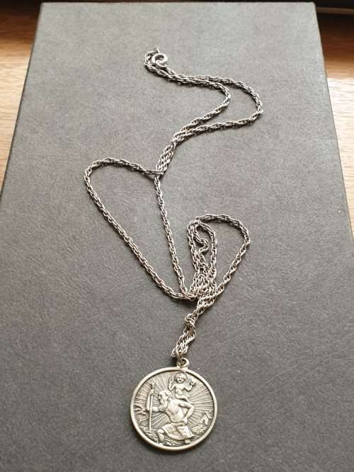 Saint Christopher necklace