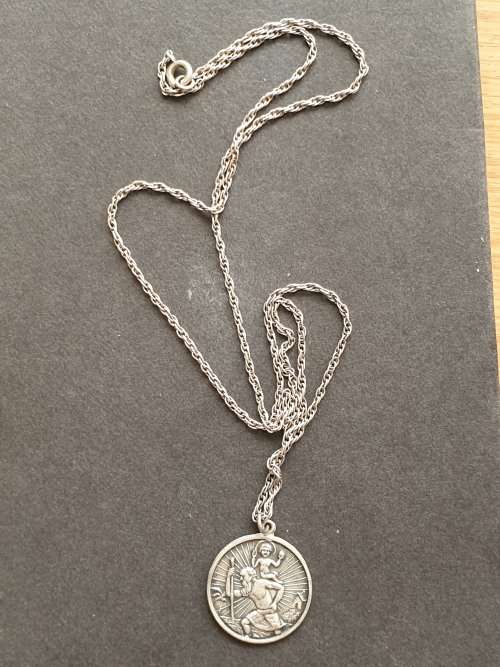 Saint Christopher necklace