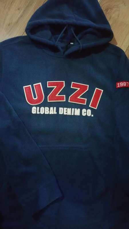 ORIGINAL - UZZI - Large - Brand New - HOODIE (Dark Blue)