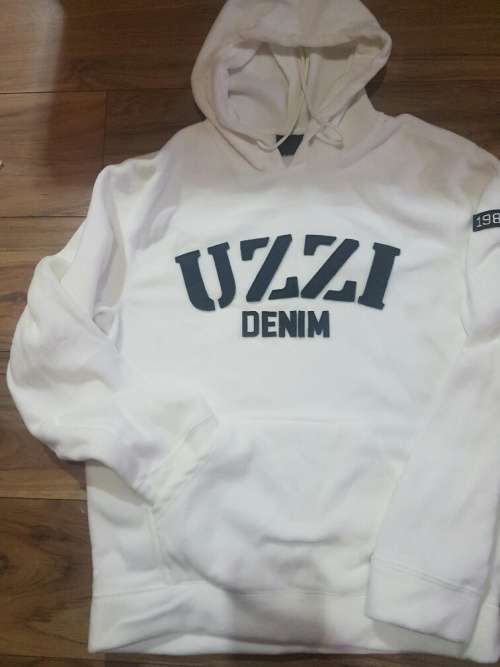 ORIGINAL - UZZI - LARGE - Brand New - HOODIE (WHITE)