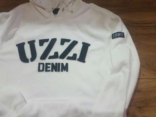 ORIGINAL - UZZI - LARGE - Brand New - HOODIE (WHITE)