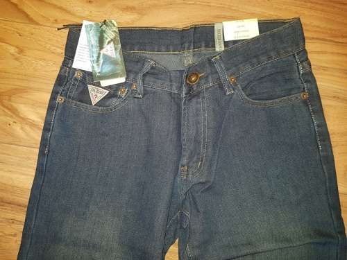 GUESS JEANS SIZE W32L32 - Brand New (Rocker Bootleg - Dark Vintage Blue) - S
