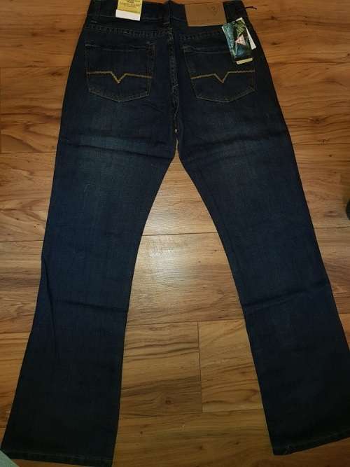 GUESS JEANS SIZE W32L32 - Brand New (Rocker Bootleg - Dark Vintage Blue) - S