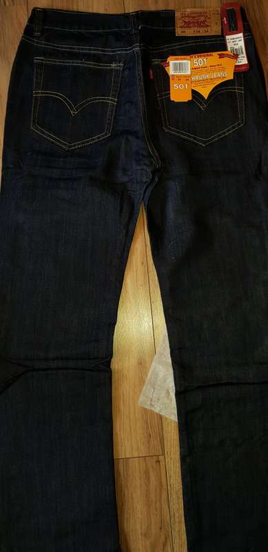 LEVI STRAUSS - 501 - Mens Jeans - Size W32L33 - Brand New - Blue