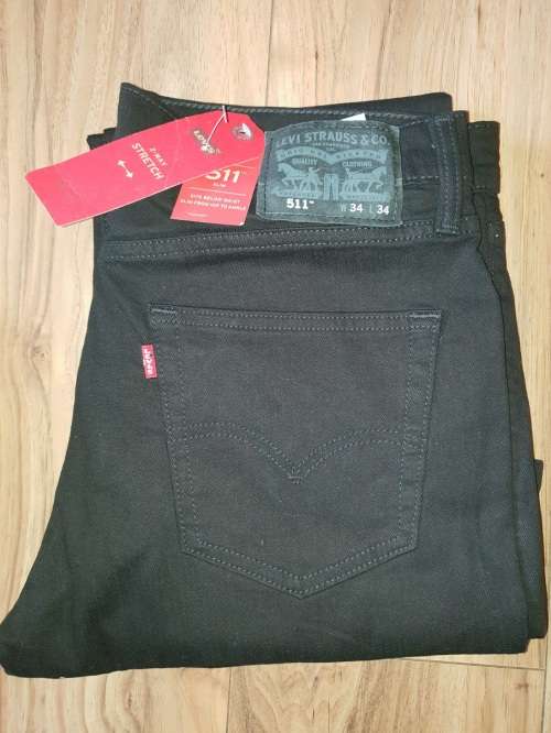 ORIGINAL 511 LEVI'S - Mens Jeans - SIZE W32L32 - Brand New - Black
