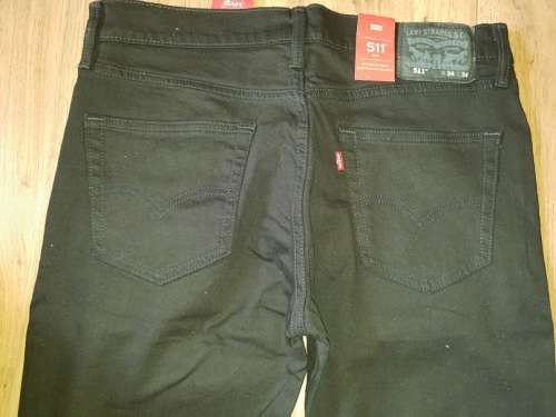 ORIGINAL 511 LEVI'S - Mens Jeans - SIZE W32L32 - Brand New - Black