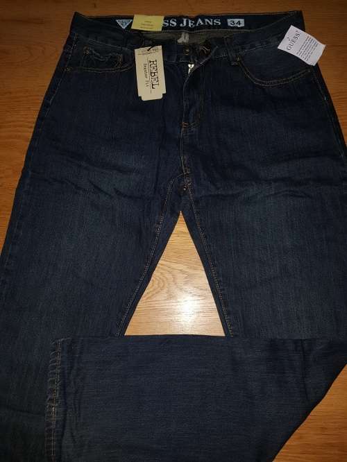 Guess - Rebel - Regular Fit - Mens Jeans - SIZE W34L32 - Brand New - Dark Vintage