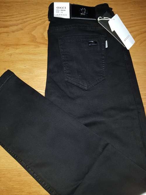 GUCCI JEANS SIZE 34 - Brand New (Slim Fit) - Black