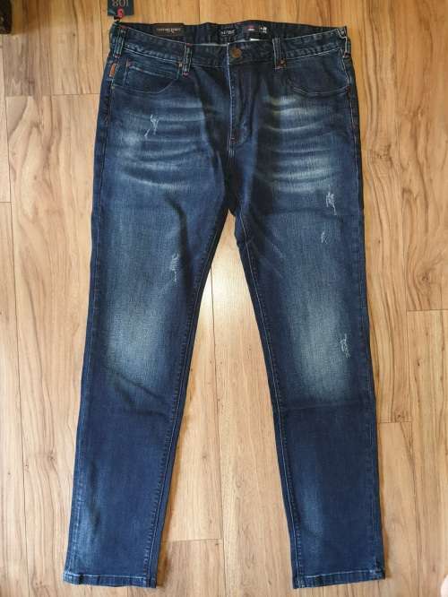 ARMANI JEANS - Extra Slim J08 - Comofrt Fabric - Mens Jeans - SIZE W36L34 - Brand New - Dark Vintage