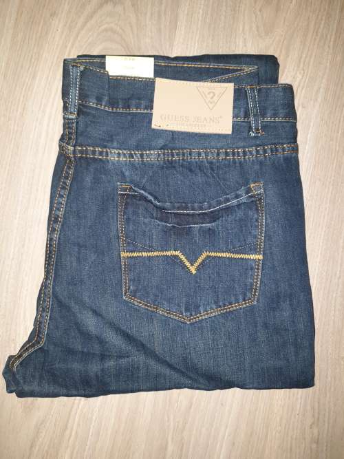 Guess - Rebel - Regular Fit - Mens Jeans - SIZE W38L32 - Brand New - Dark Vintage