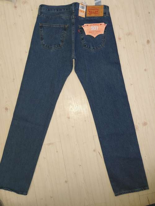 ORIGINAL 501 LEVI'S - Mens Jeans - SIZE W34L34 - Brand New - Light Blue