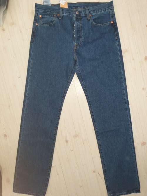 ORIGINAL 501 LEVI'S - Mens Jeans - SIZE W34L34 - Brand New - Light Blue