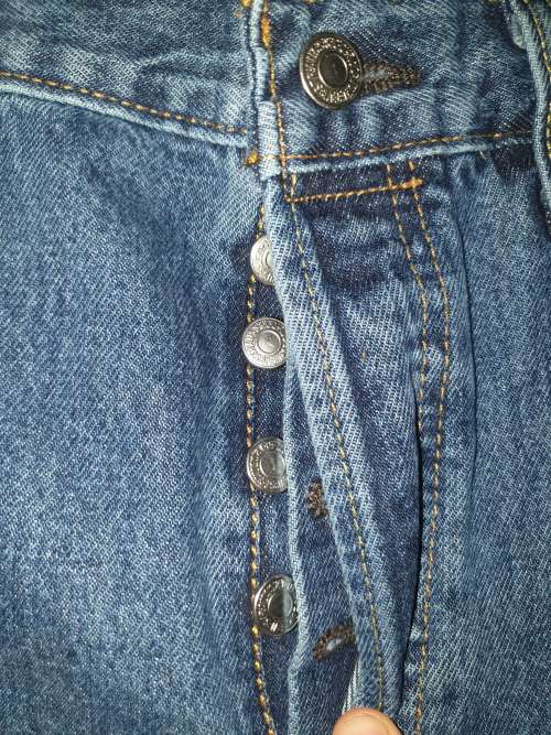 ORIGINAL 501 LEVI'S - Mens Jeans - SIZE W34L34 - Brand New - Light Blue