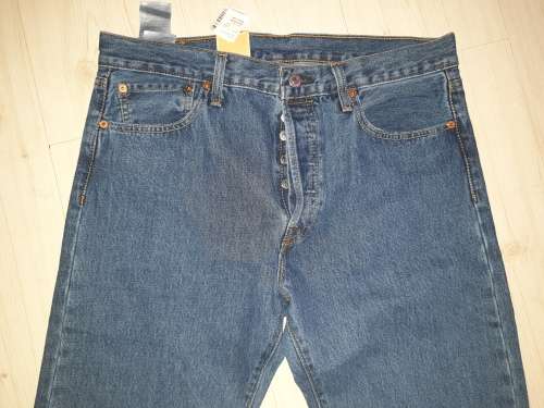 ORIGINAL 501 LEVI'S - Mens Jeans - SIZE W34L34 - Brand New - Light Blue
