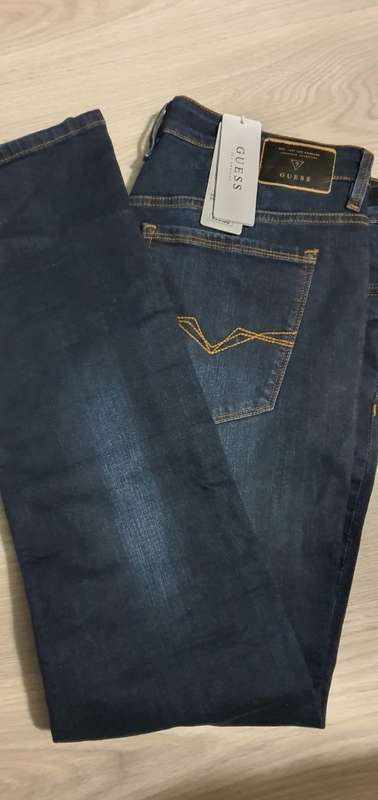 Original Guess - Skinny - Mens Jeans - SIZE W38L34 - Brand New - Dark Vintage