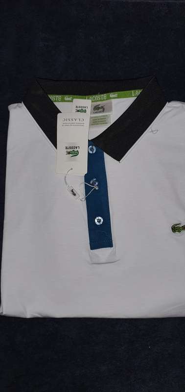 Lacoste Slim Fit - Large - Brand new - with tags (White)