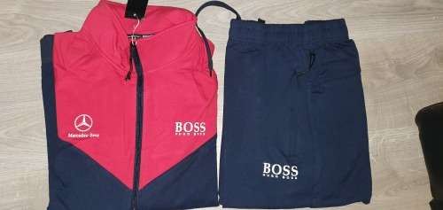 HUGO BOSS/MERCEDES BENZ Tracksuit Super Slim Fit - XX-Large - Brand new - with tags (Red/Navy)