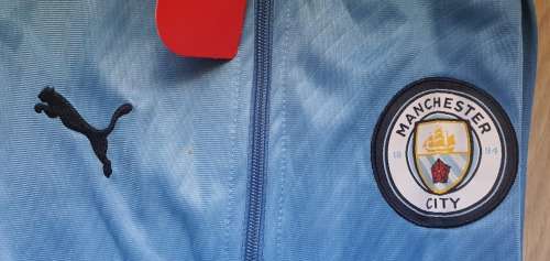 PUMA / MANCHESTER CITY Tracksuit Super Slim Fit - Medium - Brand new - with tags (Light Blue)