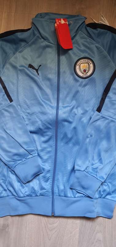 PUMA / MANCHESTER CITY Tracksuit Super Slim Fit - Medium - Brand new - with tags (Light Blue)