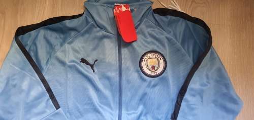 PUMA / MANCHESTER CITY Tracksuit Super Slim Fit - Medium - Brand new - with tags (Light Blue)