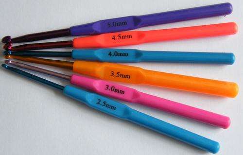 Delux grip Crochet hooks Set of 6