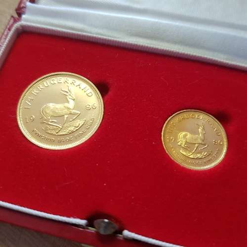1985 & 1986 Fractional Krugerrand Set