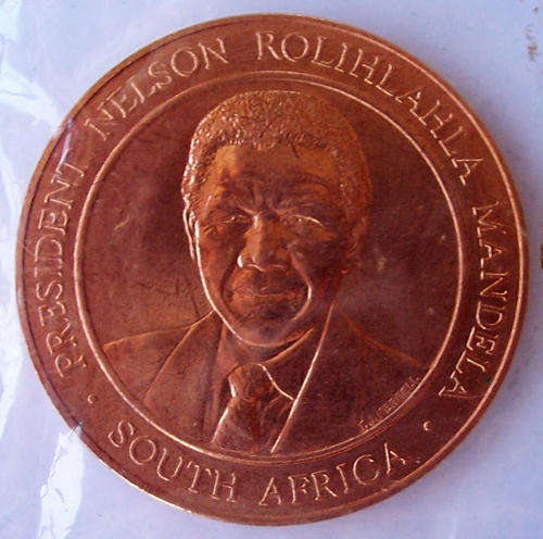 MANDELLA-BY ACT OF CONGRESS 1998-MEDALLION-IN PERFECT CONDITION