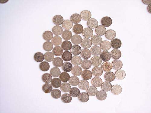 3p-60 UNION OF SA SILVER TICKEYS-SOME WITH HIGH VALUE