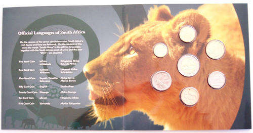 2011 UNCIRCULATED COIN SET-AS FROM THE SA MINT-THE LAST OF THE 5c COINS IN THIS SET