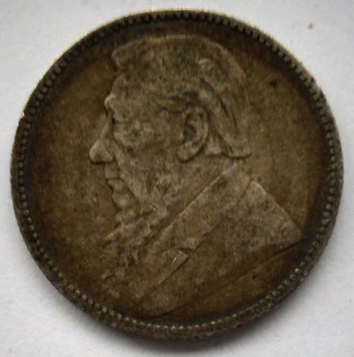 1892 ZAR 1 SHILLING SILVER KRUGER