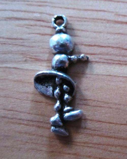 Tibet Silver Charm 23x10mm