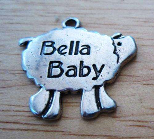 Bella Baby Sheep Charm 24x23mm