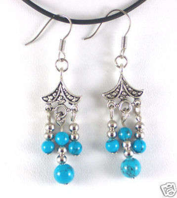 EXQUISITE lucky excellent Tibet dangle earring