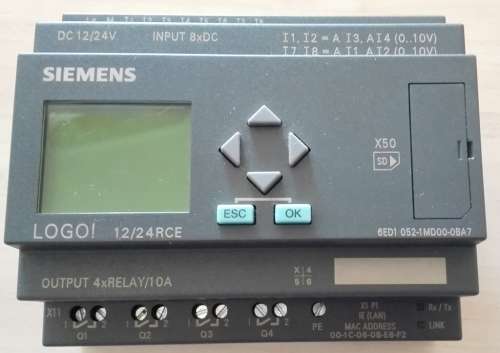 Siemens LOGO! 12/24 RCE PLC