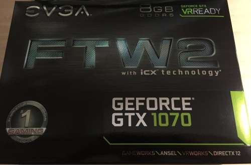 EVGA GTX 1070 FTW2 8GB GPU