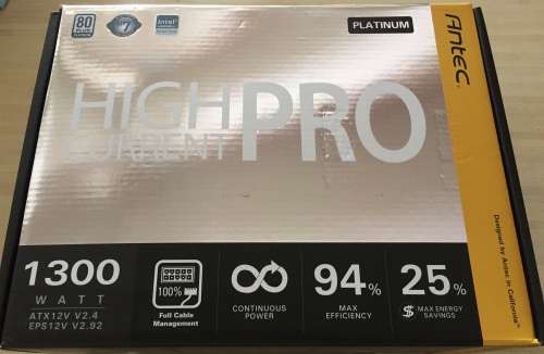 Antec 1300W Platinum High Current Pro PSU - As new !