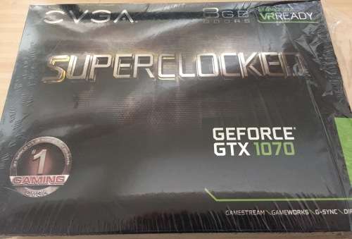 EVGA GTX 1070 SC 8GB GPU - Excellent Black Friday Bargain !