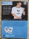 T-Shirt Transfer Paper - 10 A4 Sheets - R1 CRAZY AUCTION !
