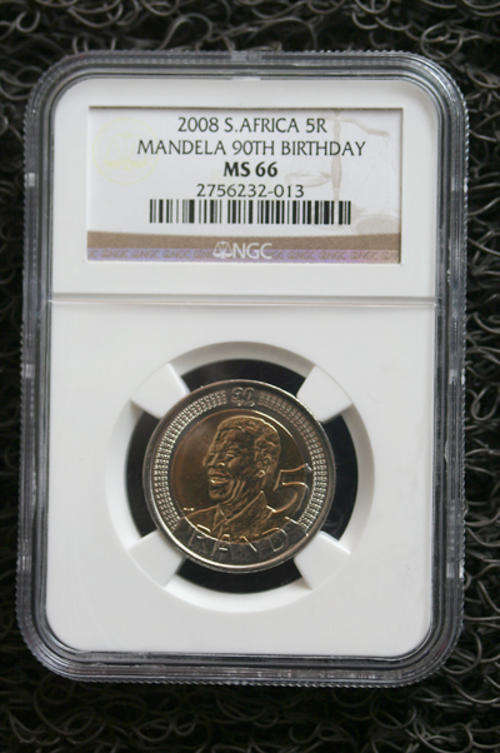 Mandela 2008 Birthday R5 - MS66