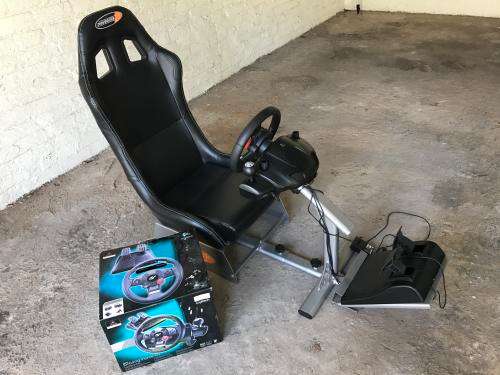 GAMING CHAIR with steering wheel