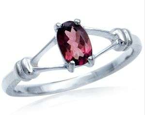 **PRECIOUS PRETTY PINK TOURMALINE Sterling Silver Solitaire Ring