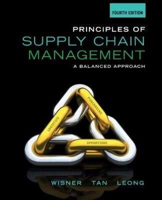 Principles of Supply Chain Management: A Balanced Approach - free shipping