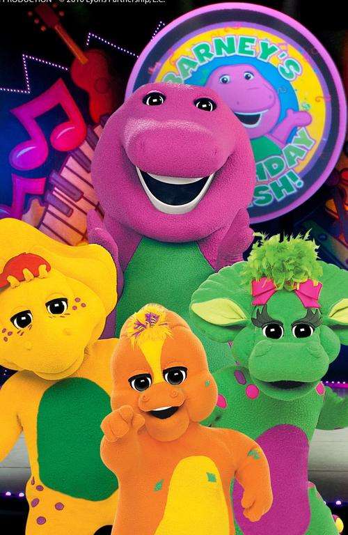 Barney Edible Picture Cake Toppers - Rice paper