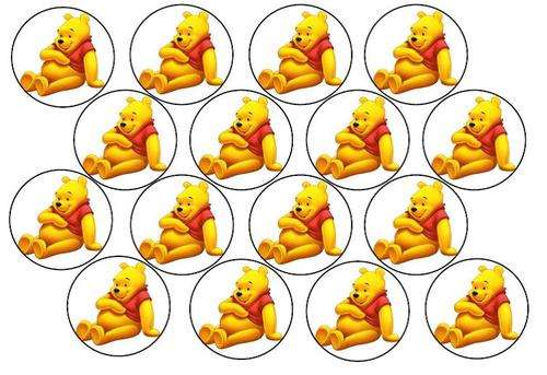 Winnie the Pooh Picture Cupcake Toppers